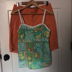 J Crew/Lily Pulitzer outfit. Perfect for summer